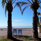 Les chaises bleues