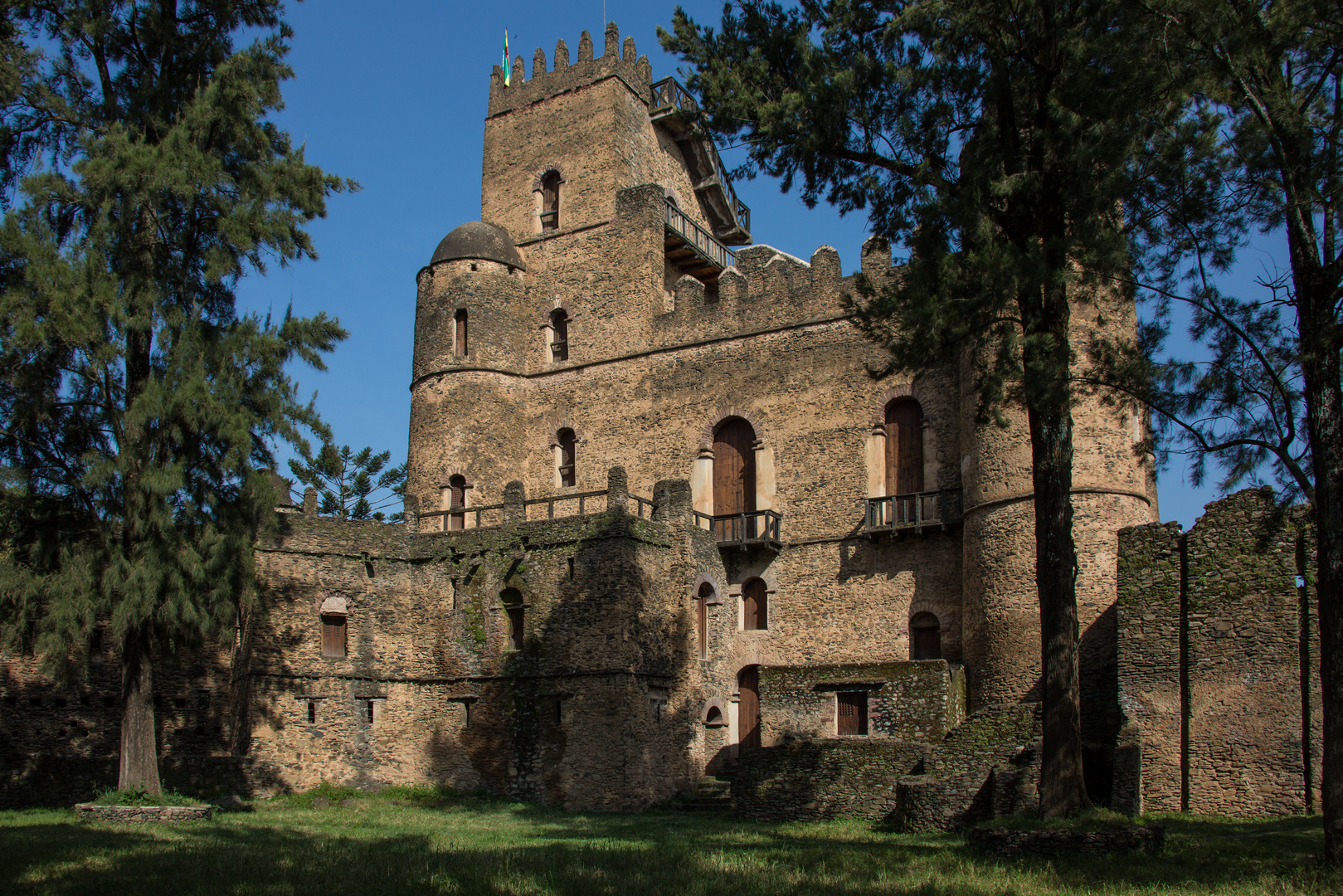 Les châteaux de Gondar.