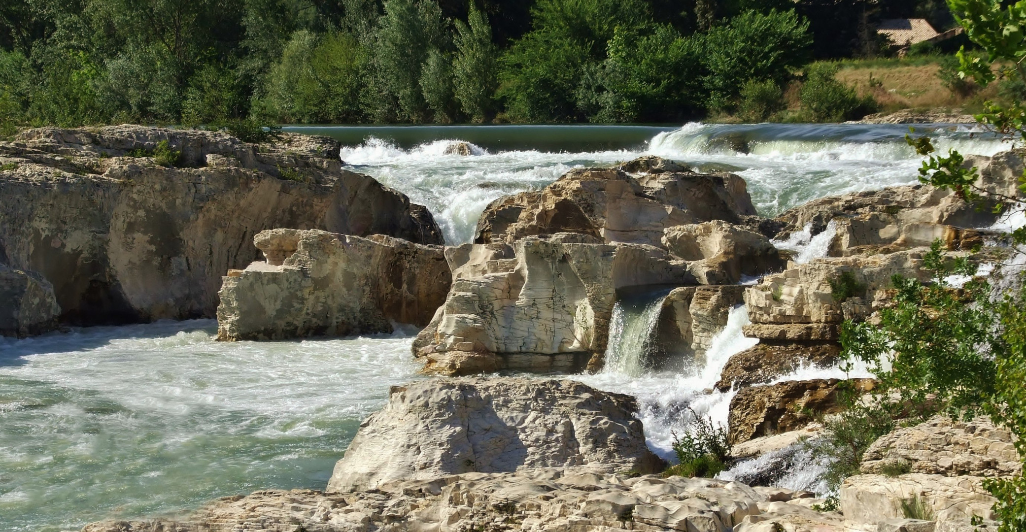 Les chutes du Sautadet en Ardèche