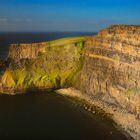 Les cliffs au coucher du soleil