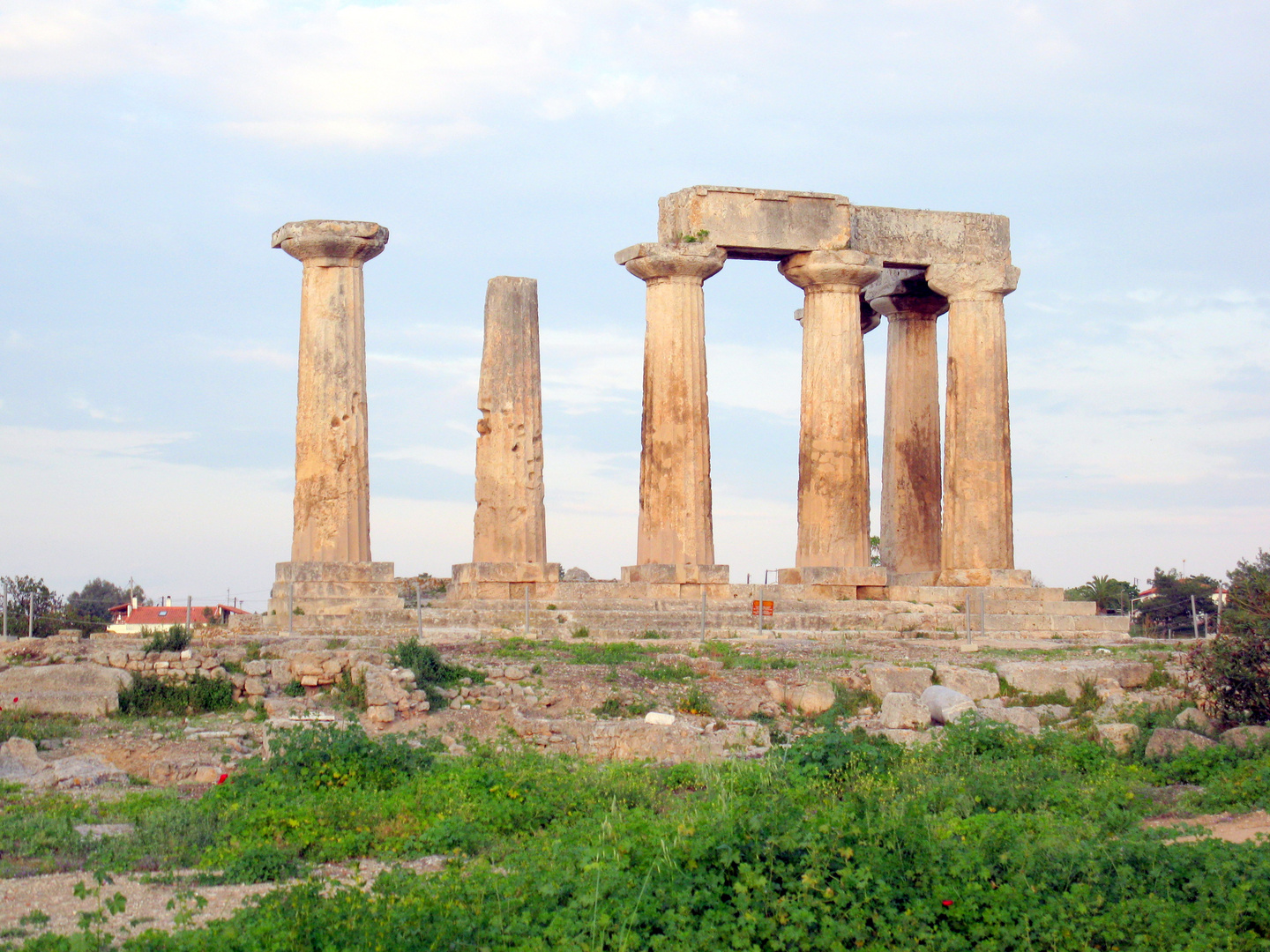 Les colonnes du Temple de Zeus ...