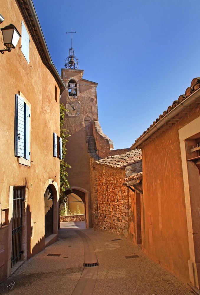 Les couleurs de la rue à Roussillon