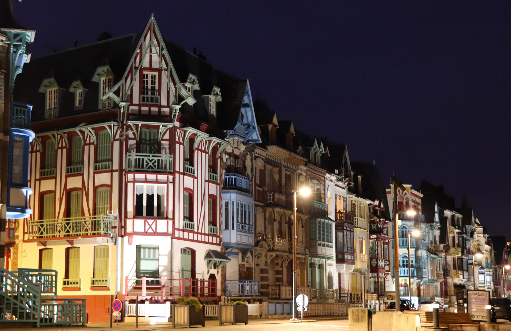 Les couleurs de Mers Les Bains la nuit