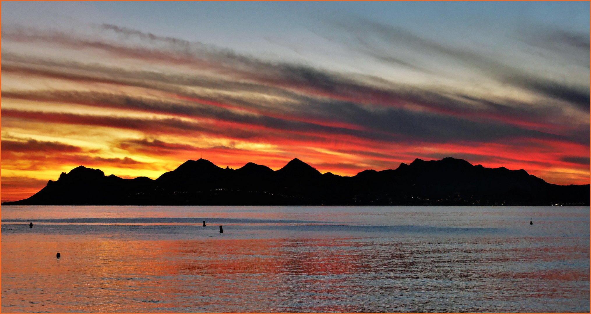  les couleurs ( naturelles ! )  sont de retour  à cannes ...