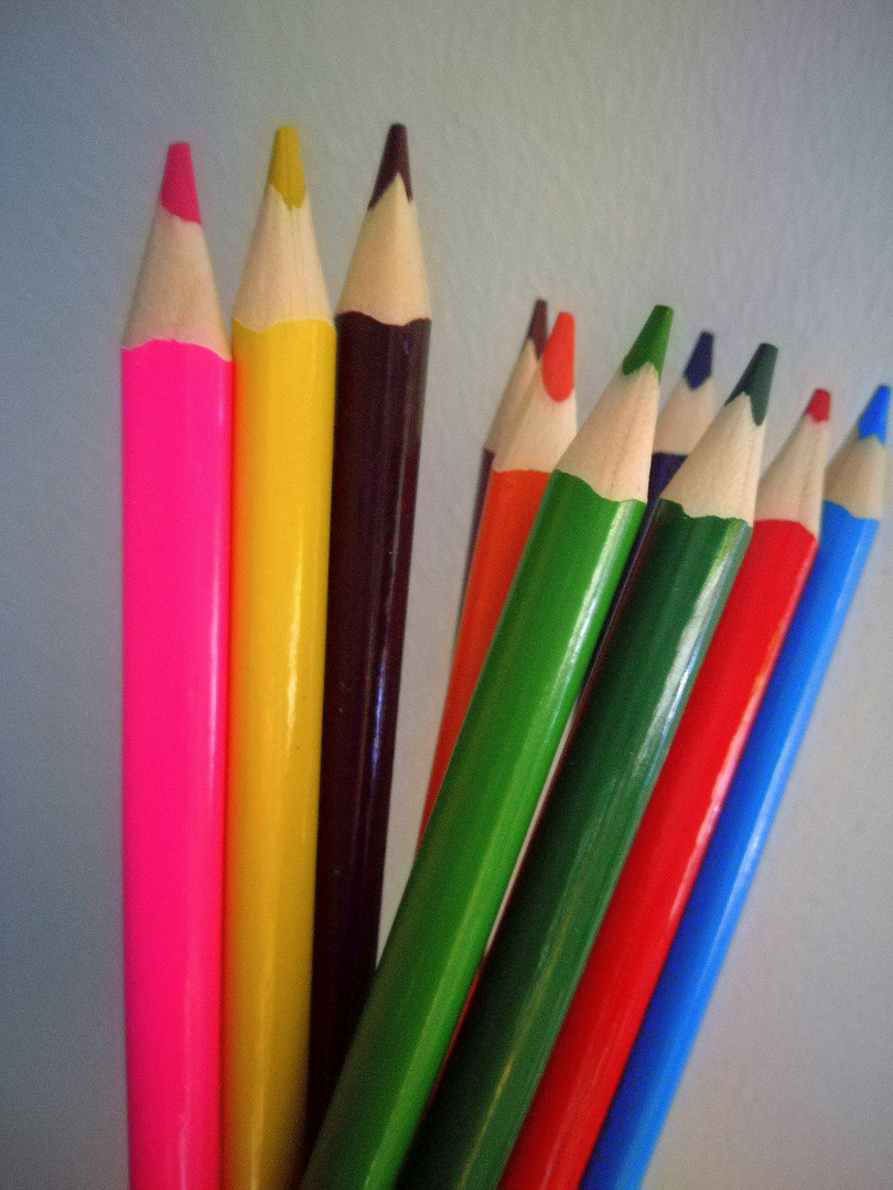 Les crayons de couleur !