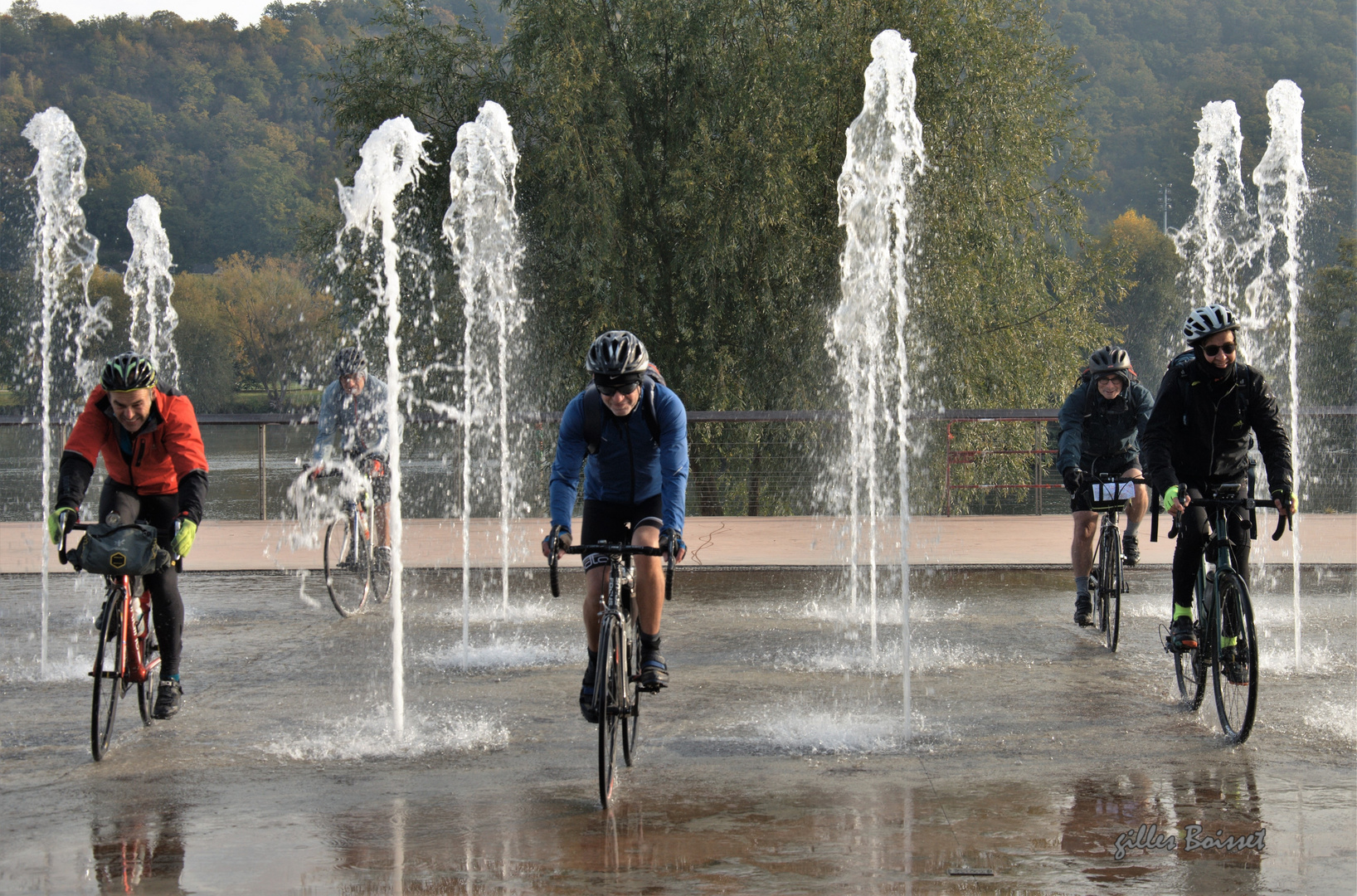 les cyclos vernonnais ne sont pas des poules mouillées