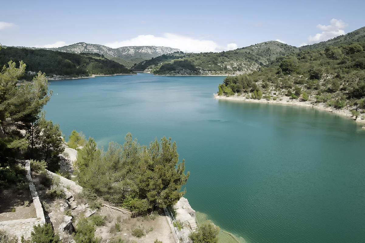 Les eaux vertes du Verdon .