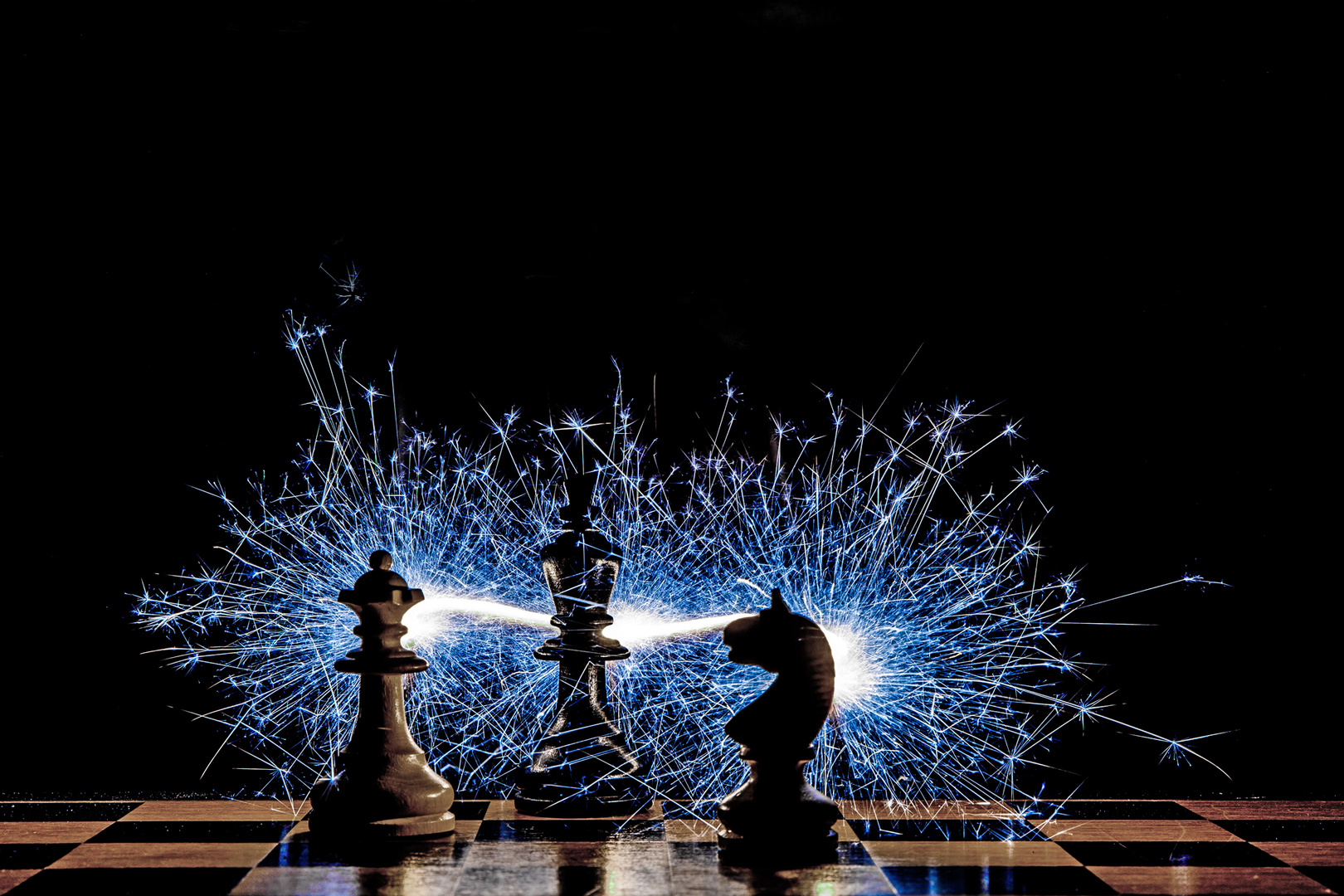 Les échecs au roi Schach dem König Foto & Bild animations