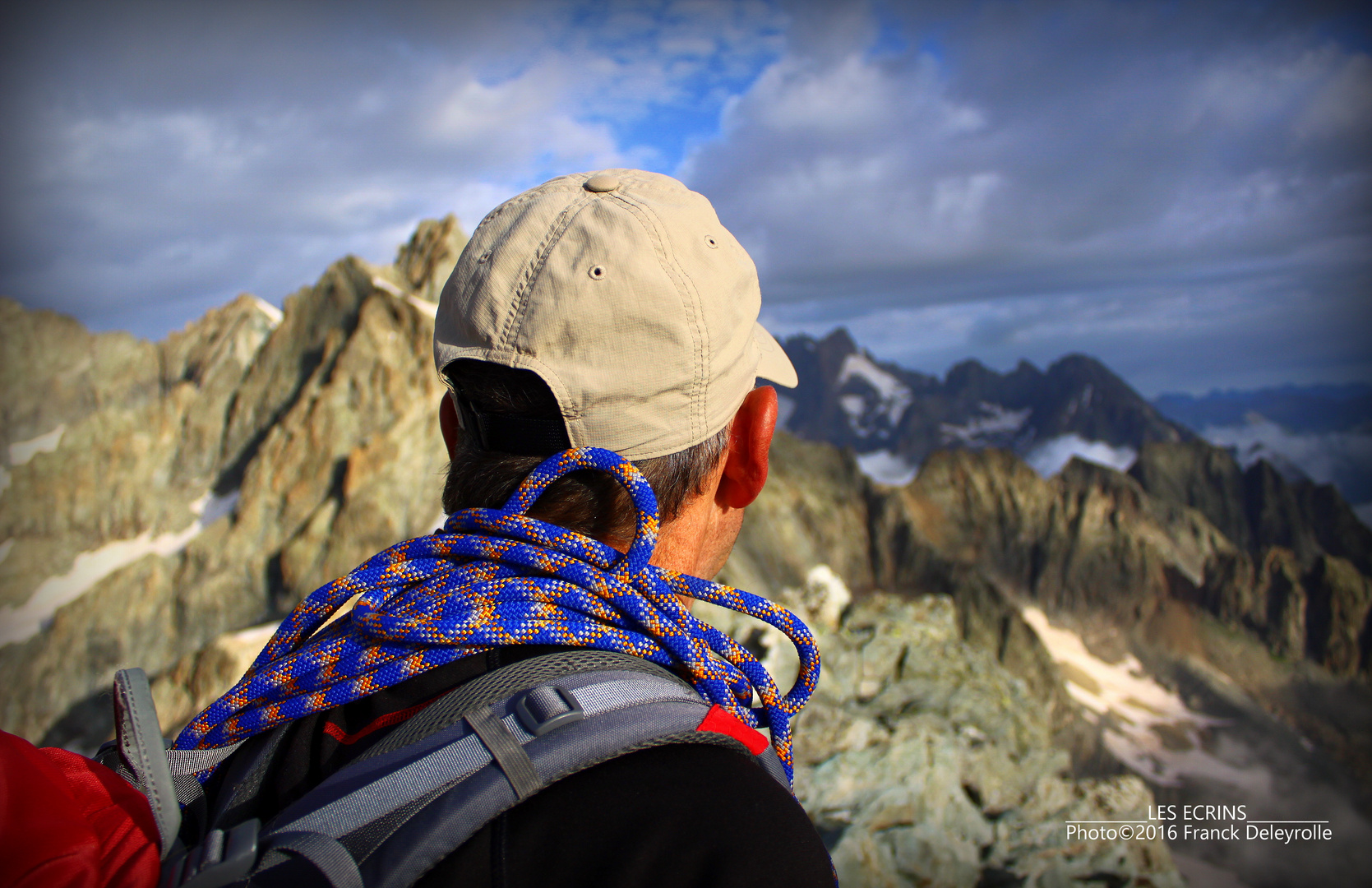 Les Ecrins (vue du Pic du Glacier d'Arsine - 3 364 m)