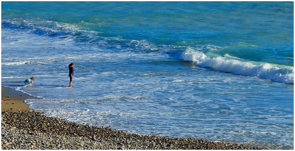 Les enfants et la mer