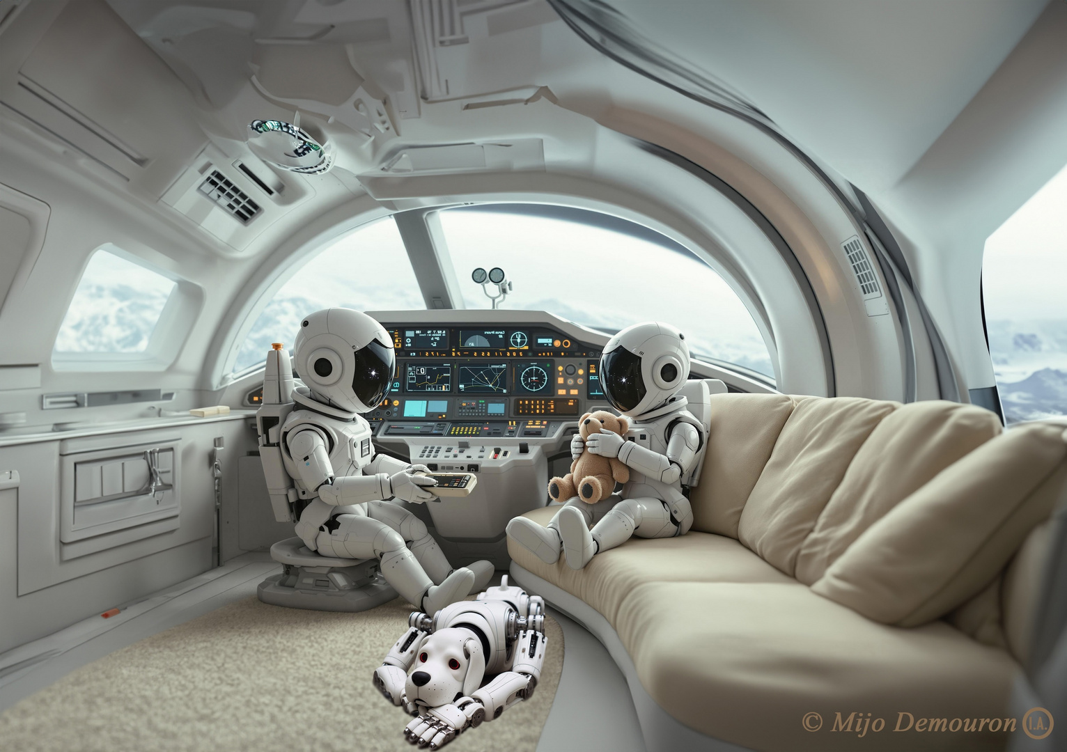 LES ENFANTS ROBOTS DANS L'ESPACE