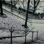 Les escaliers de la butte .