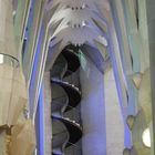 Les escaliers de la Sagrada Familia