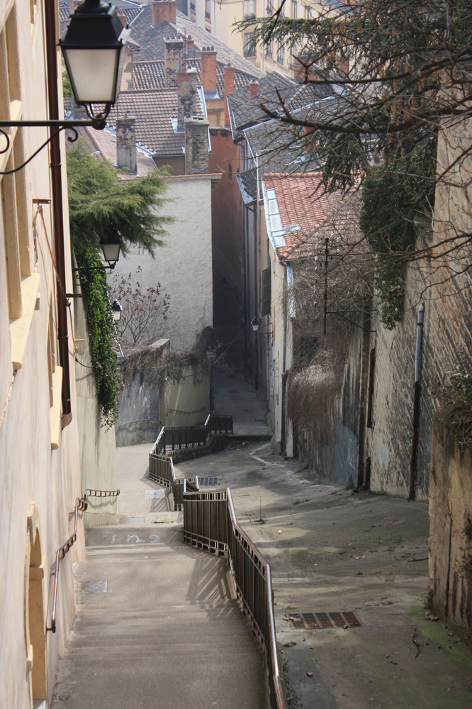 Les escaliers de Lyon