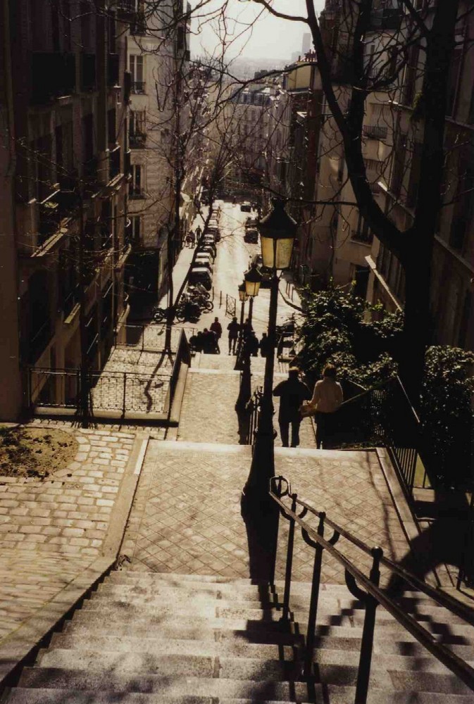 Les éscaliers de Montmartre