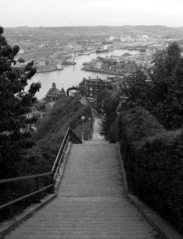 Les escaliers du Tréport