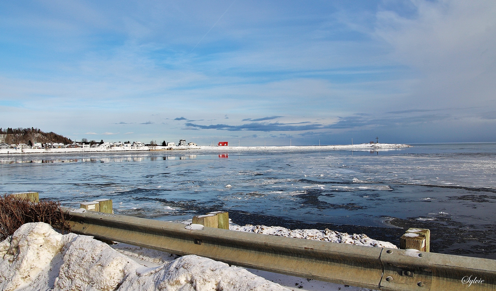 Les Escoumins (Rive nord du St-Laurent 12 janvier 2016)