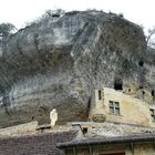 Les-Eyzies-de-Tayac-Sirjeul - Schloss mit Neanderthaler