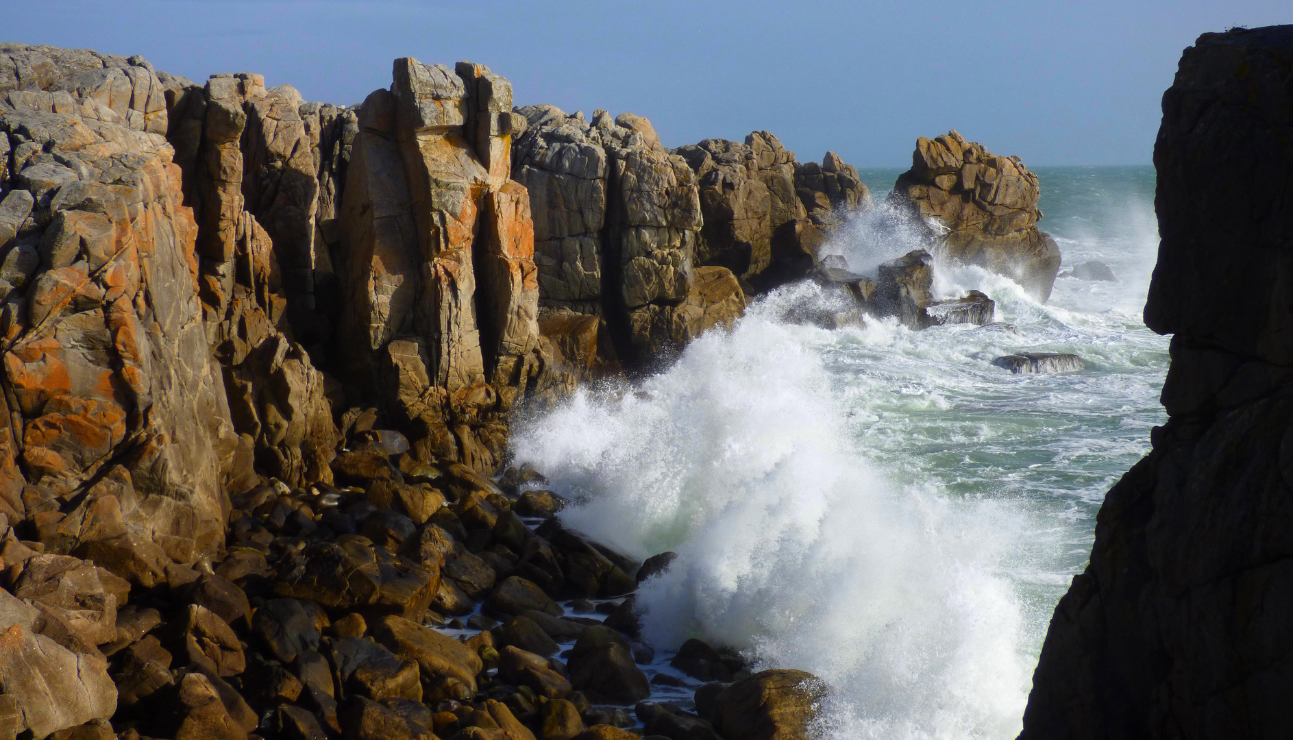 Les falaises attaquées