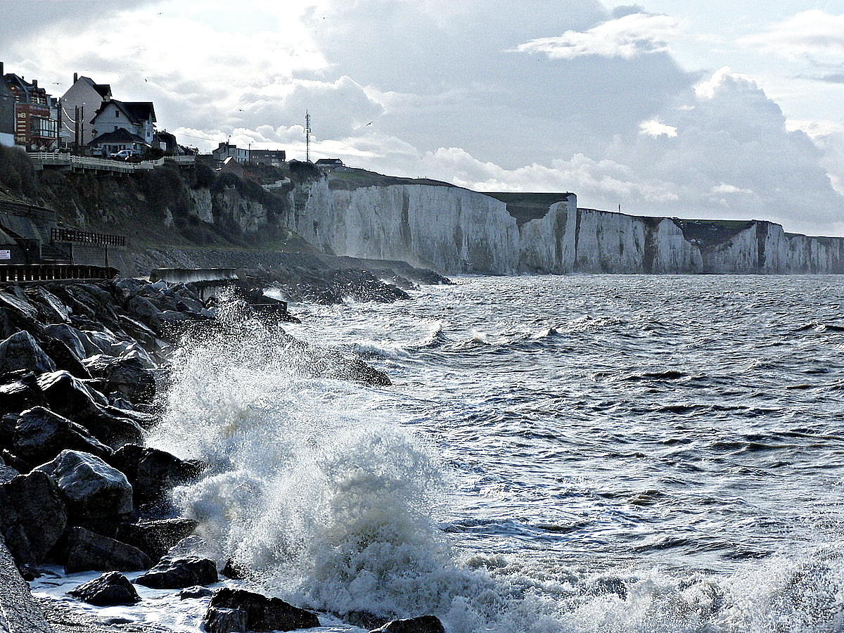 les falaises d'Ault..Somme