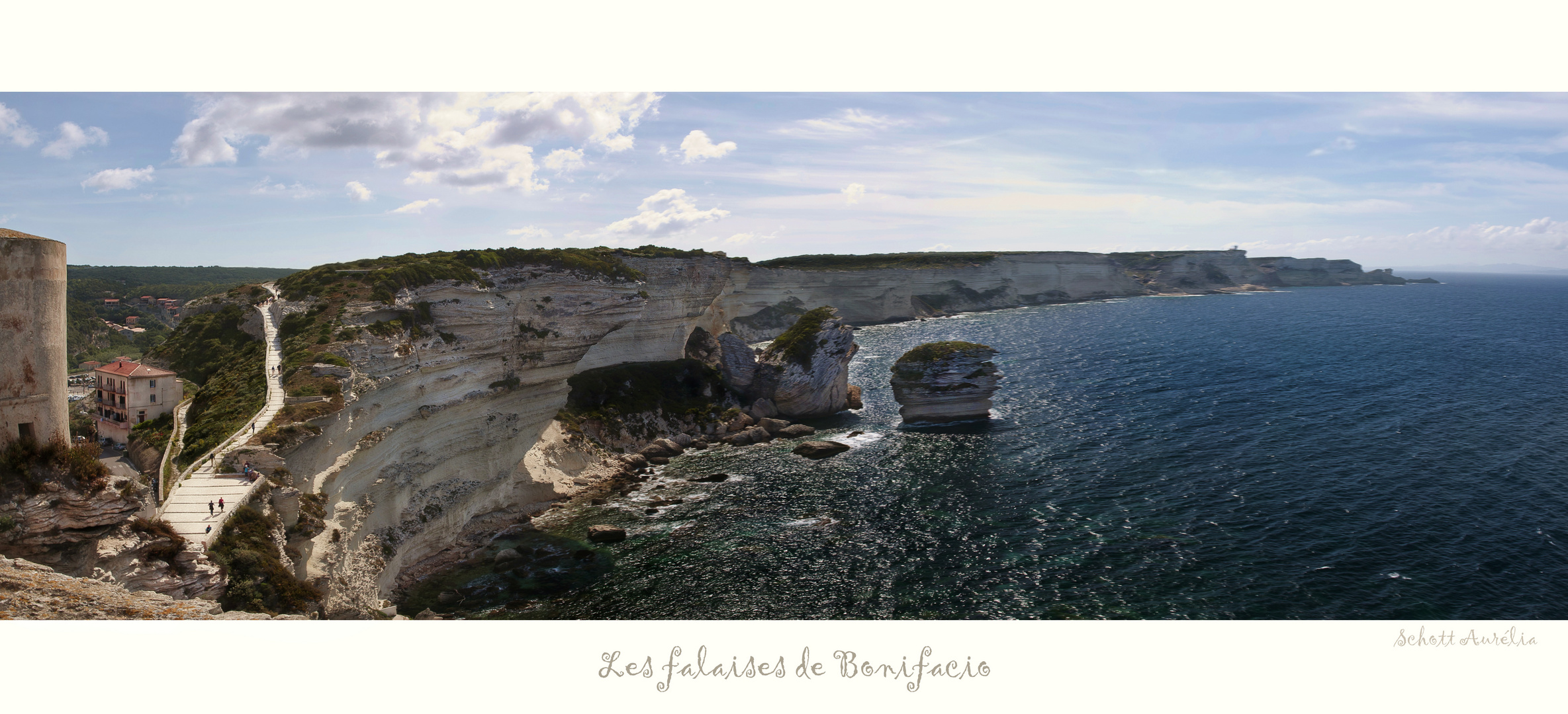 Les falaises de Bonifacio...