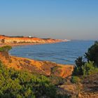 Les falaises de l’Algarve au soleil couchant