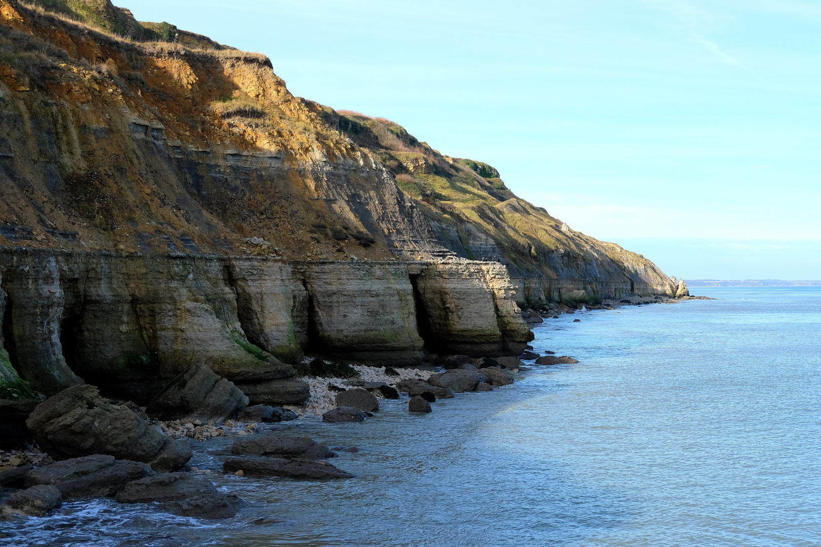 les falaises de Port en Bessin  