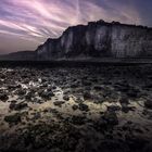 Les falaises de Yport au petit matin