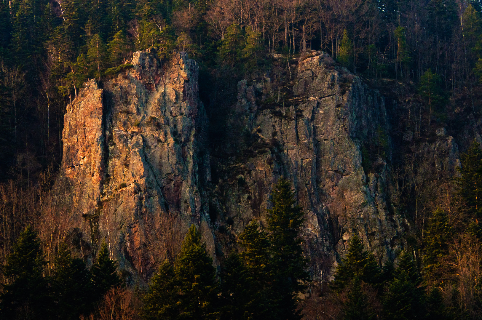 les falaises - die Felsen