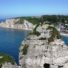 Les falaises et la plage