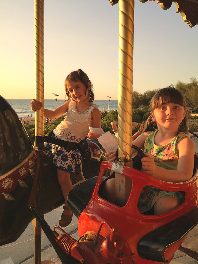 les filles Capucine et Garance