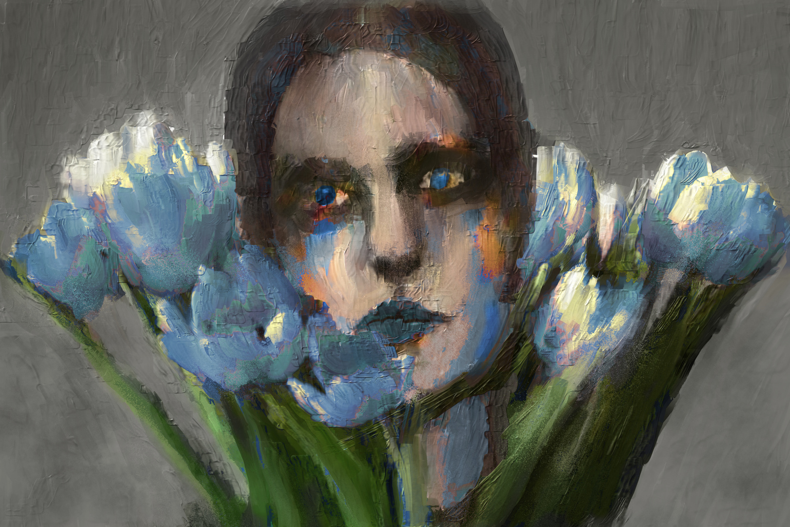 Les fleurs bleues
