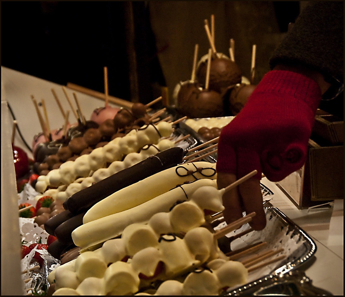 Les fleurs du marché de Noël