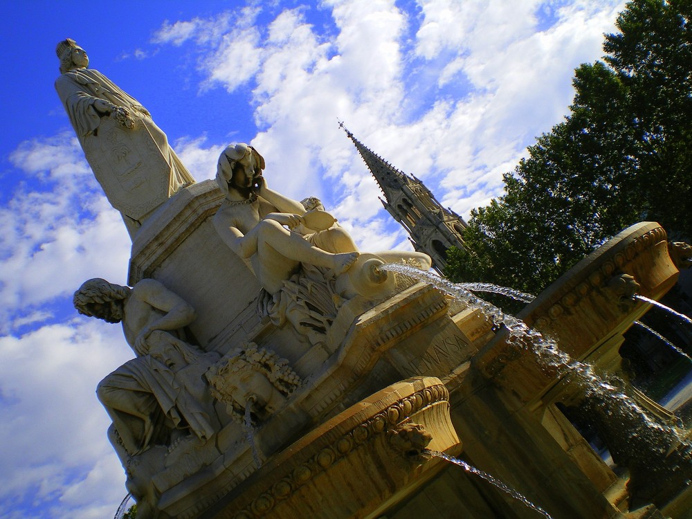 les fontaines de nimes