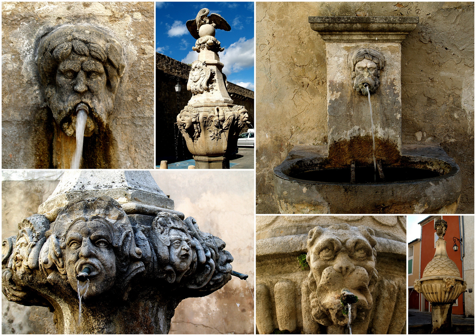 Les fontaines de Pernes-les-Fontaines