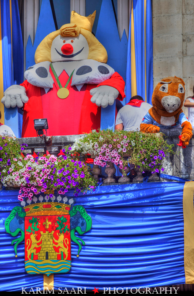 Les fêtes de Bayonne 2012 - le roi Léon