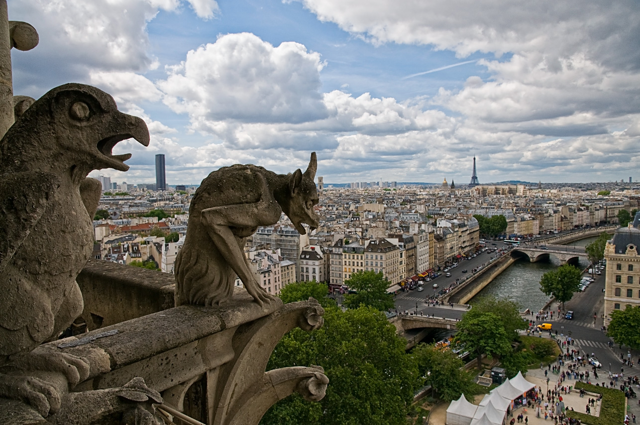 Les Gargouilles Notre Dame Foto & Bild europe, france, paris Bilder auf