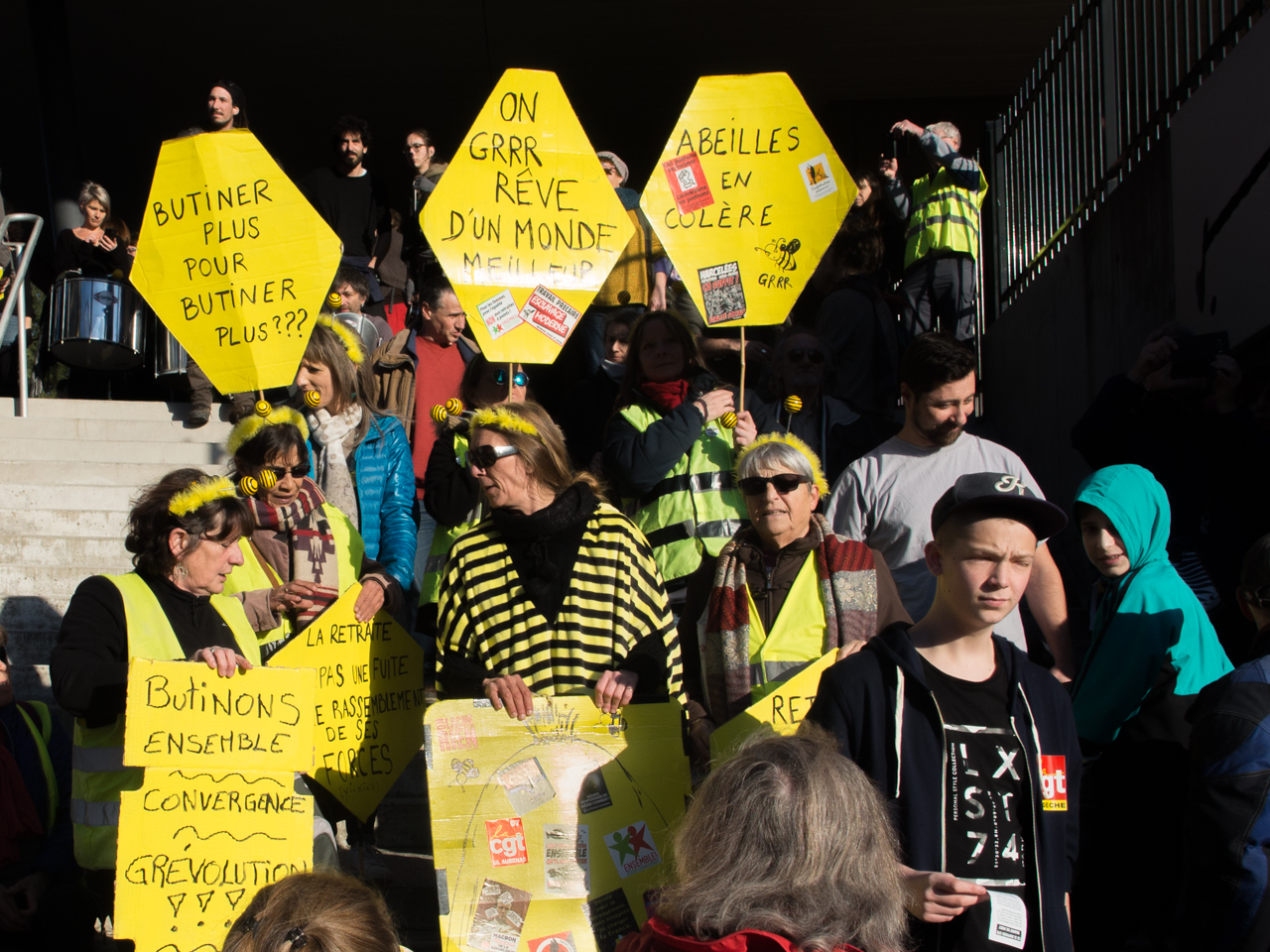 les gilets jaunes n'ont pas le bourdon