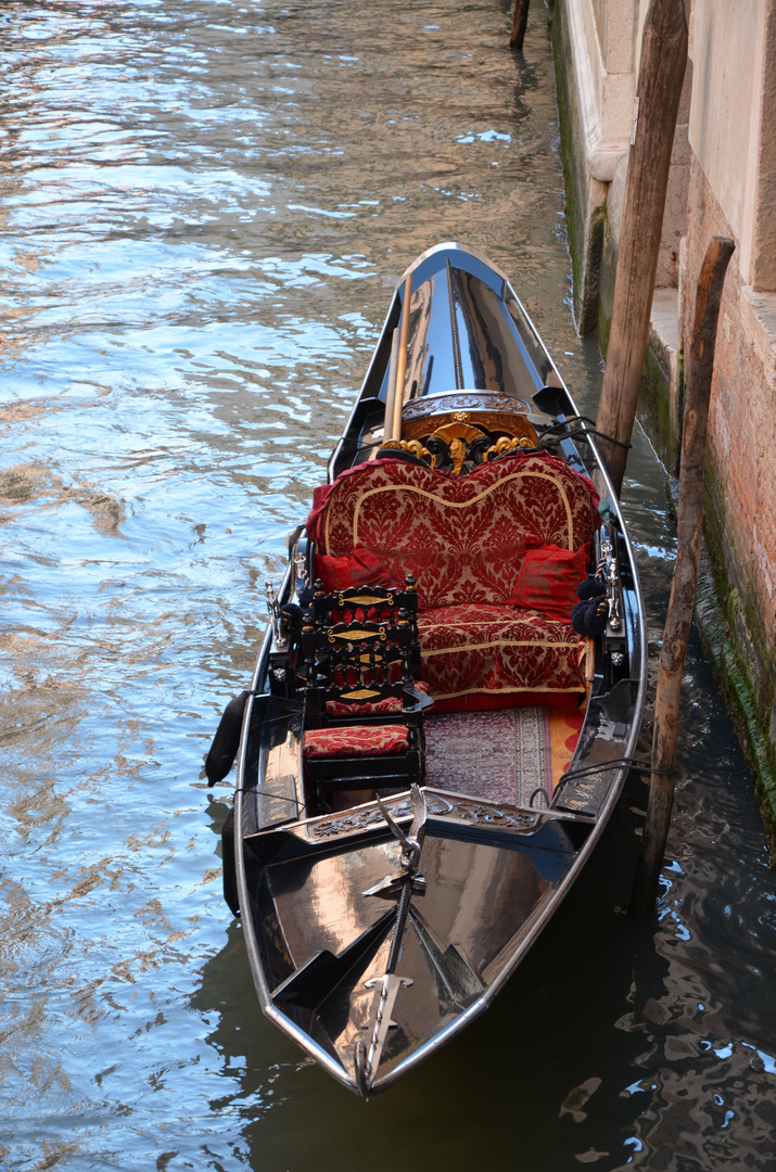 Les gondoles à Venise...