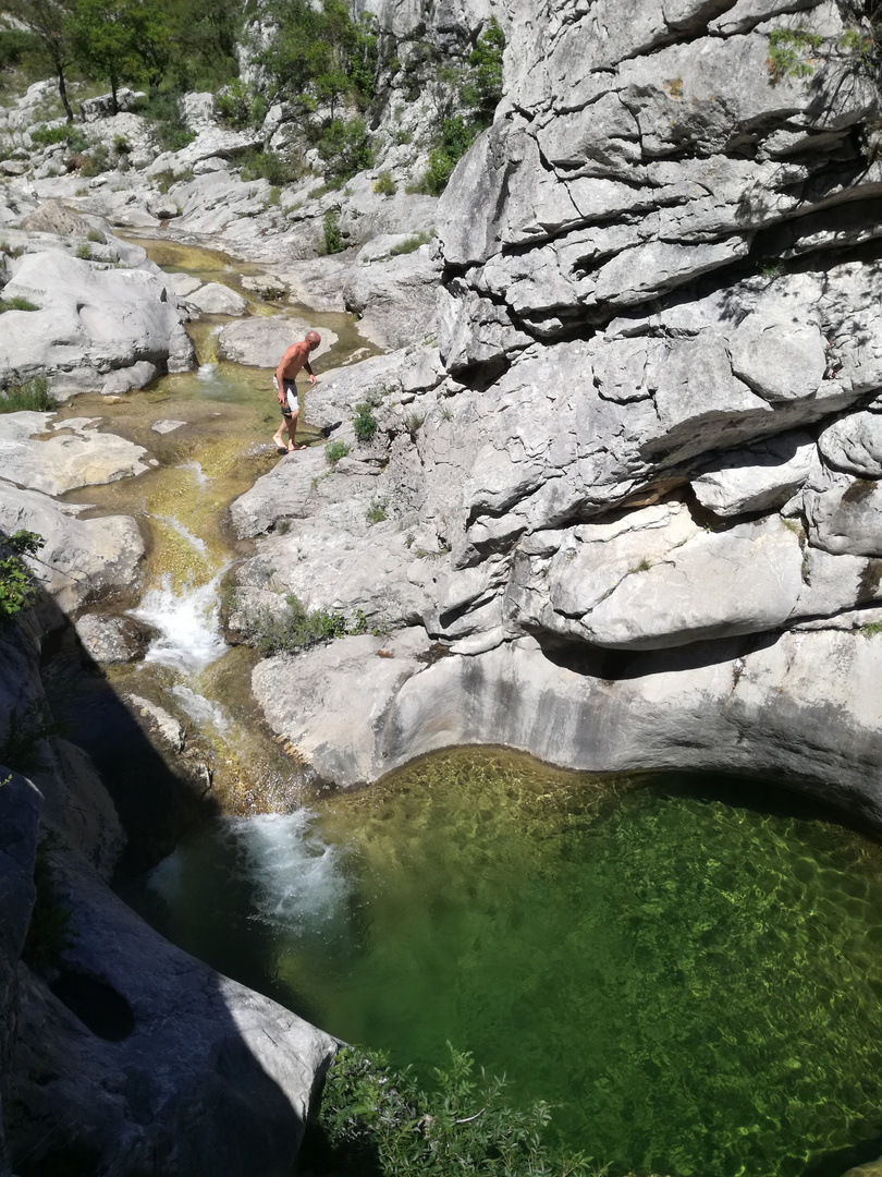 Les gorges de la Cadière, Gard