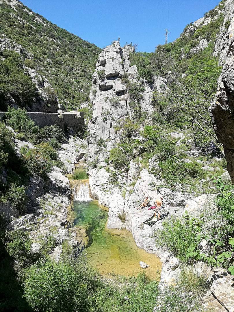 Les gorges de la Cadière, Gard