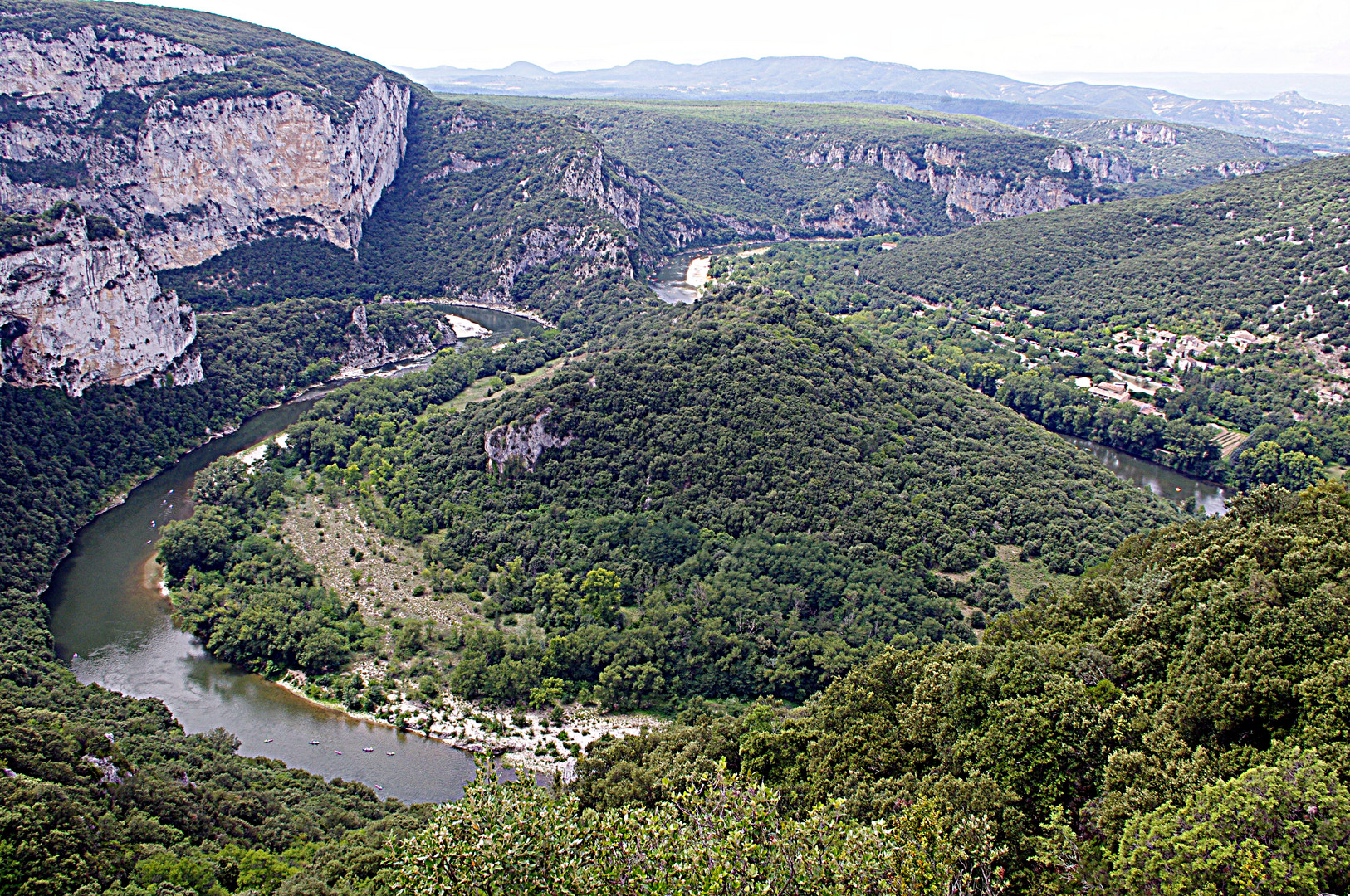 Les gorges de l'Ardèche