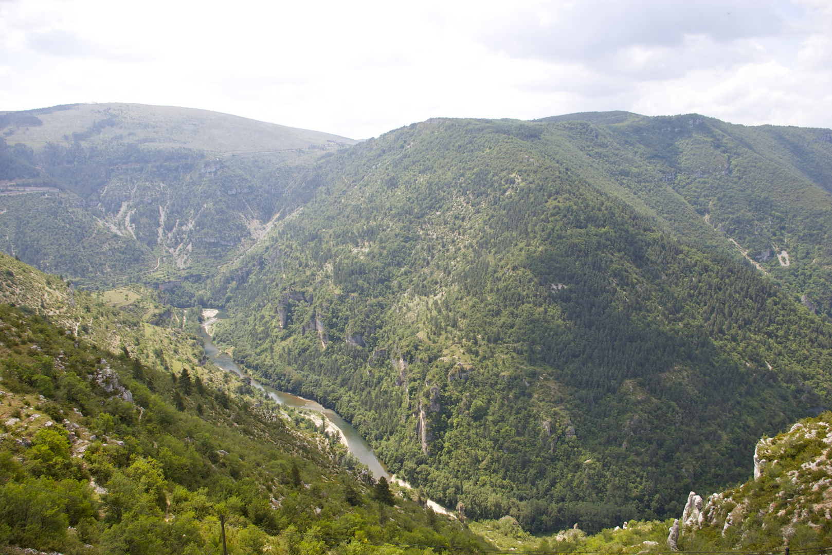 Les Gorges du Tarn, vue du site Cabrunas