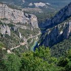 Les Gorges du Verdon depuis Rougon