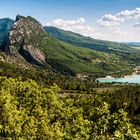 les gorges du Verdon, vue sur le Lac de Sainte croix