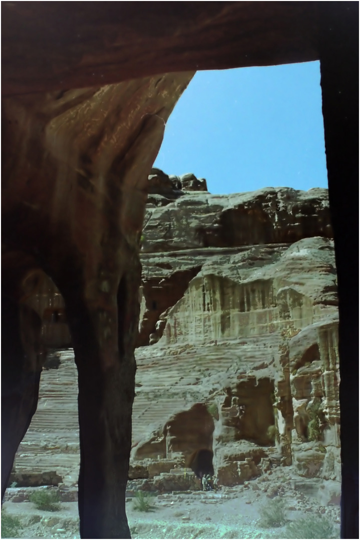 Les gradins du Théâtre Romain de Petra…