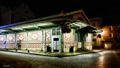 Les Halles de Quimperlé de nuit