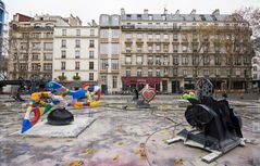 Les Halles - Rue Brisemiche - Fontaine Stravinsky - 03