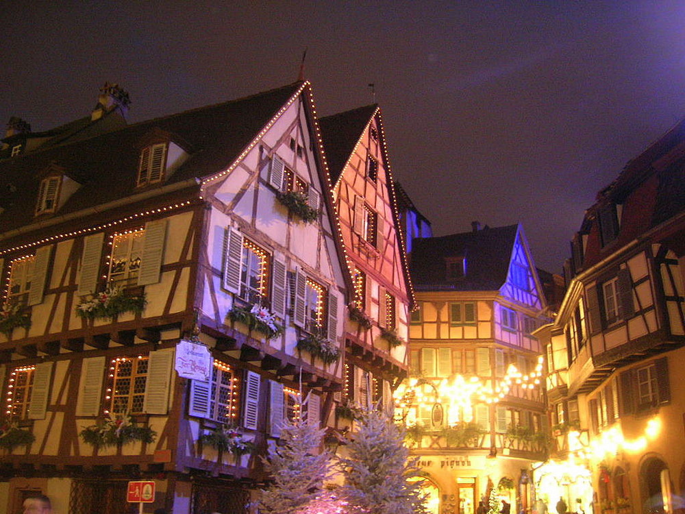 Les illuminations de la ville de Colmar à Noël