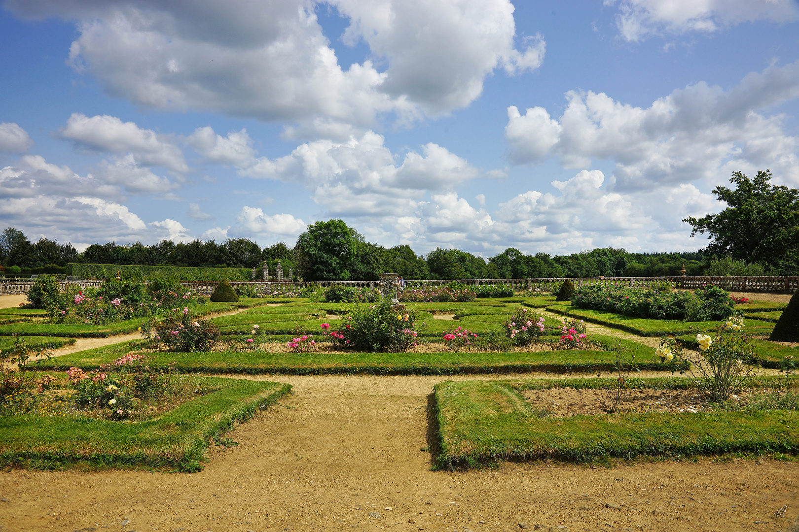 Les jardin du château de carrouges